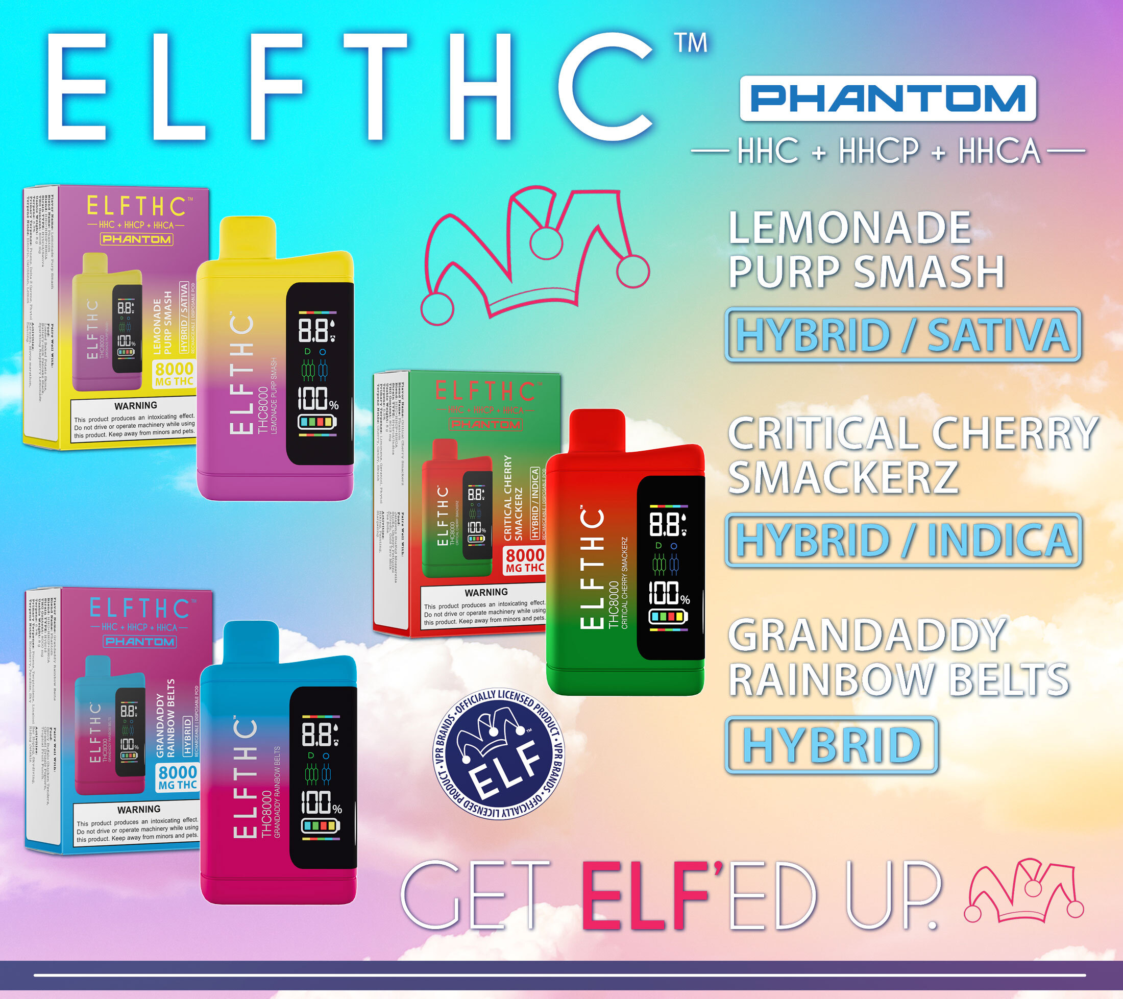 ELFTHC Rechargable Disposable Vape