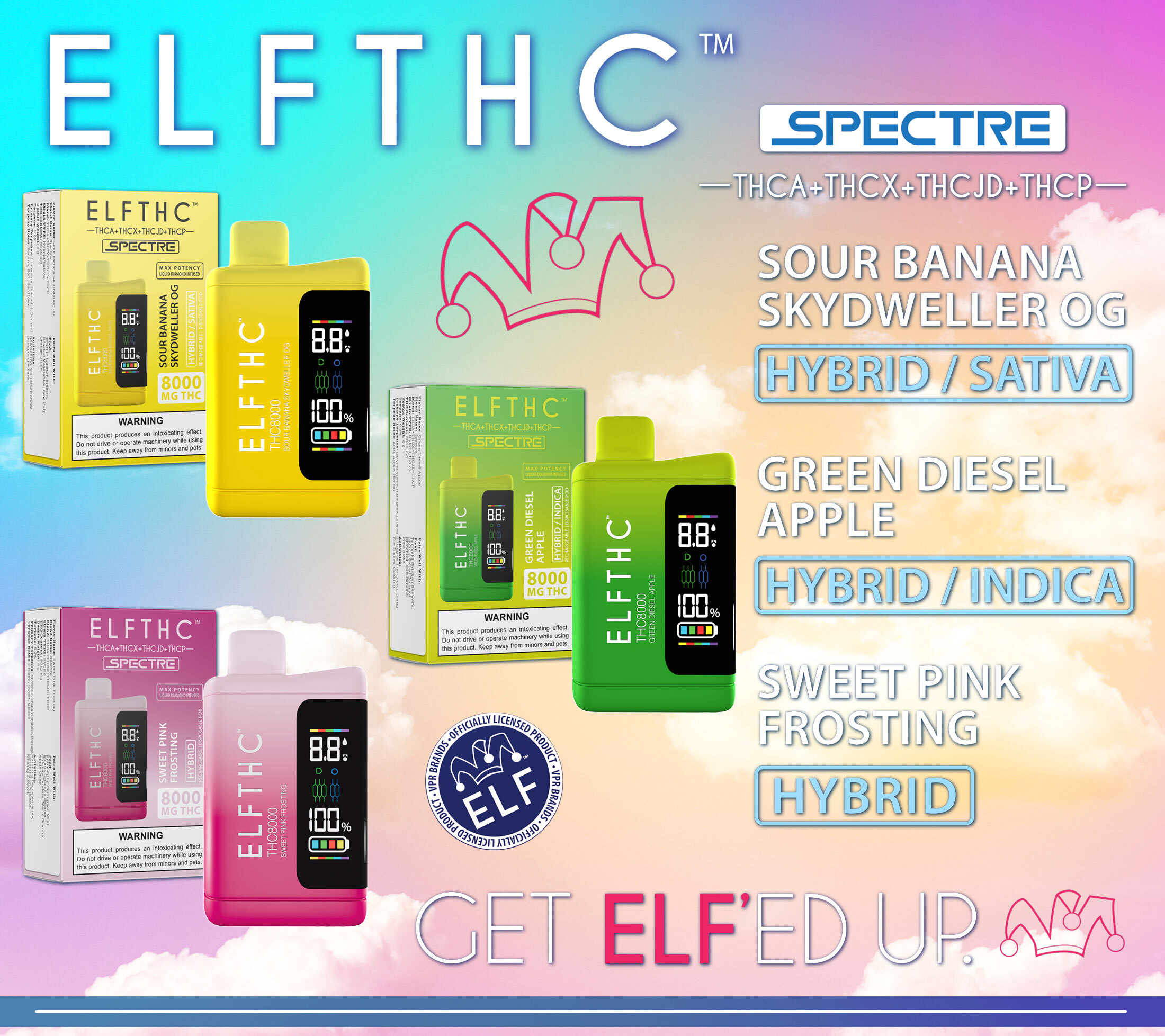 ELFTHC SPECTRE Rechargable Disposable Vape