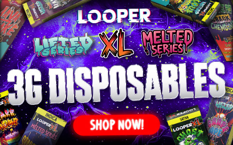 Looper 3G Disposables Lifted Series Melted Series Sativa and Indica