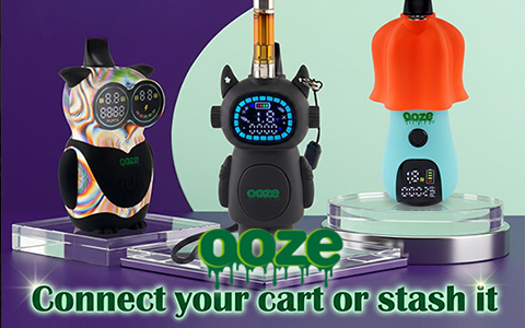 Ooze 510 Cart Batteries Hoot, Shroom, & Bot