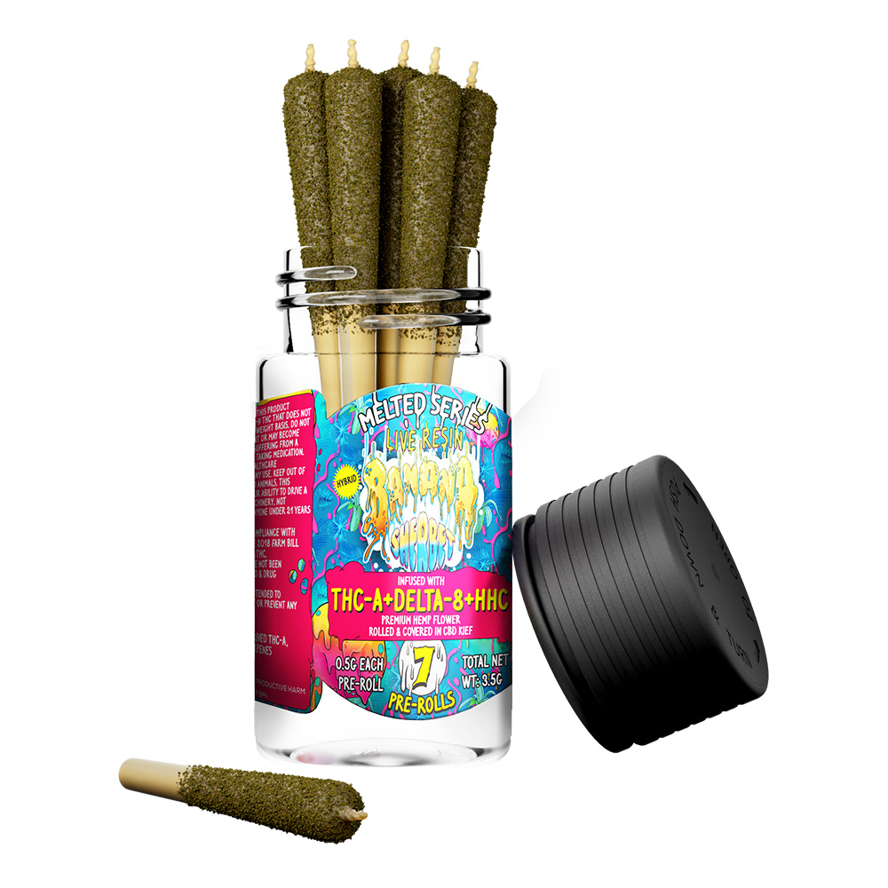 Looper Melted Series 3.5G Live Resin THCA + Delta8 + HHC PreRolls