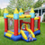 Inflatable Bounce Slide Jumping Castle Without Blower - Color: Multicolor