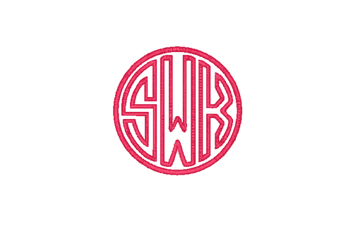 Circle Applique with Circle Frame