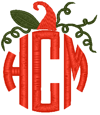 Pumpkin Monogram