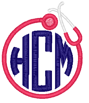 Stethoscope Monogram