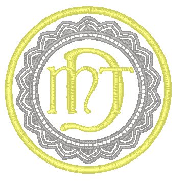 Doilie Scallop Monogram
