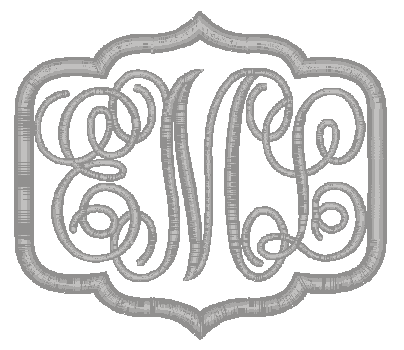 Script Frame 2 Monogram