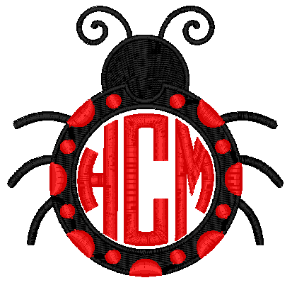 Ladybug Monogram