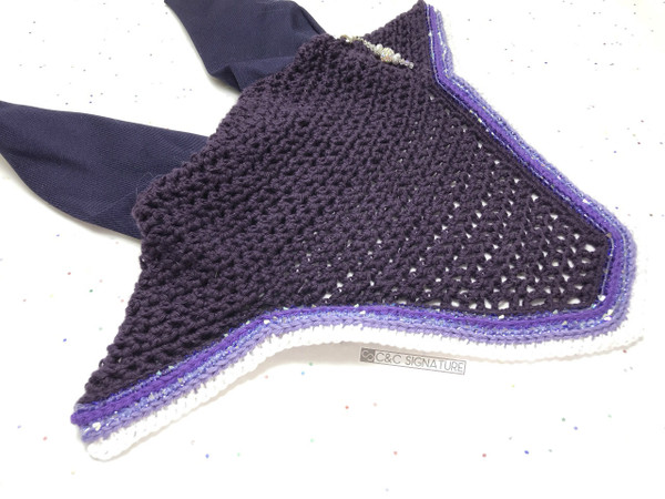 C&C Bonnet - Blackberry "Upperville" with ombre trim