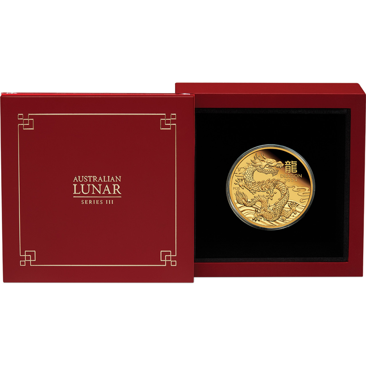 Australian Lunar Series III 2024 Year of the Dragon 1oz Gold Proof Coin