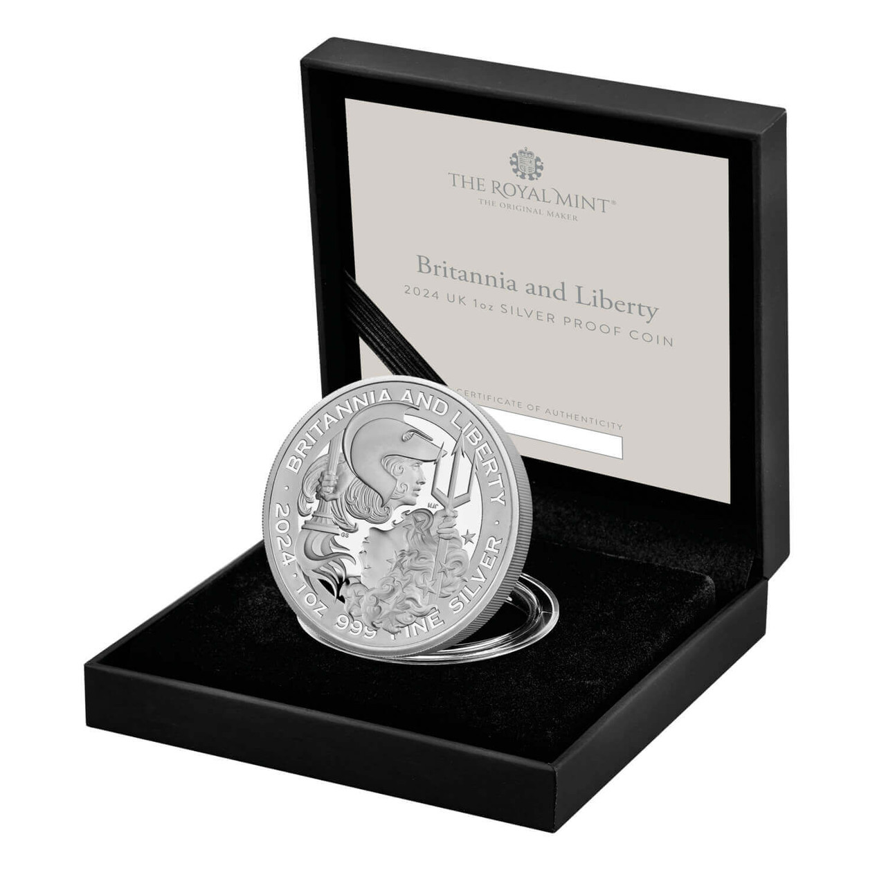 2024 Great Britain Britannia & Liberty Proof 1 oz Silver Coin