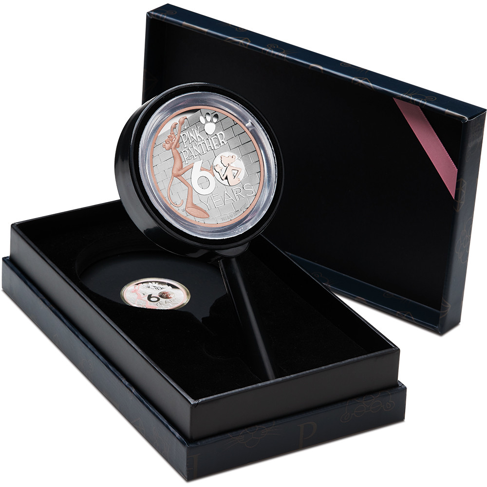 The Pink Panther 60th Anniversary 2024 5oz Silver Proof High