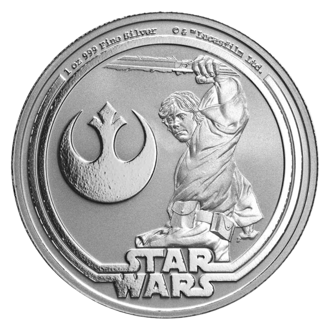 2025 Luke Skywalker 1oz Silver Bullion Coin