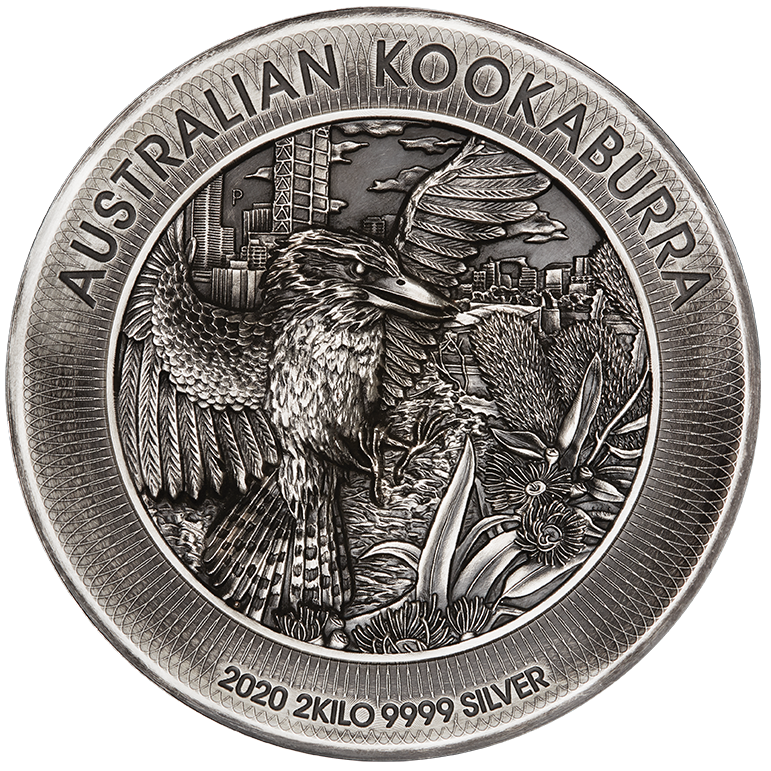 2020 Mother Kookaburra & Baby 2 Oz .9999 Silver Coin - Perth Mint Bullion
