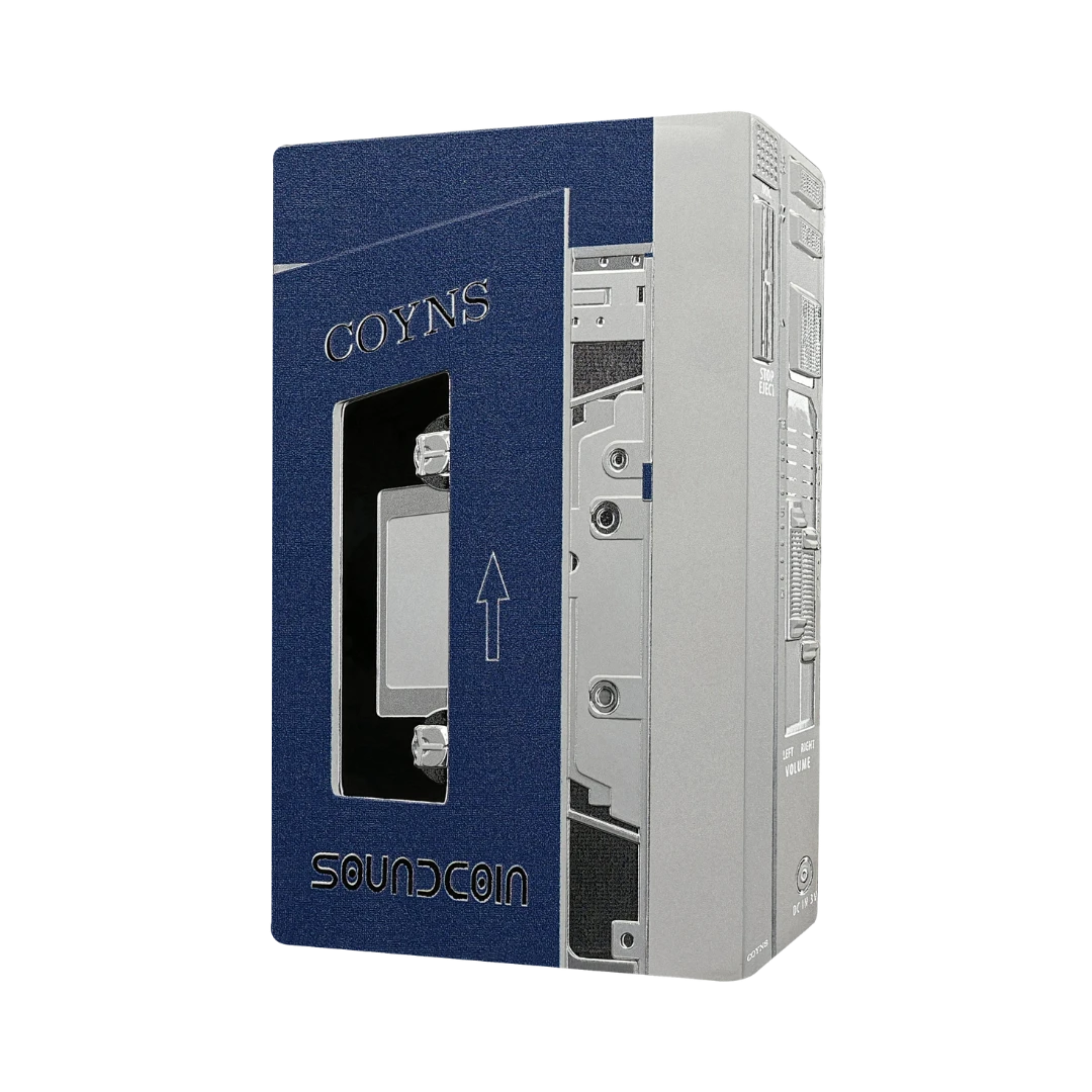 Walkman TechStalgic 2025 $2 Niue 2oz Colored Silver Coin