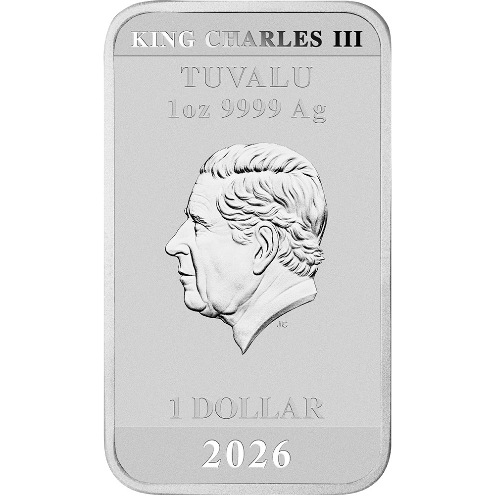 Stranger Things - Season 2 2026 1oz Silver Coloured Rectangular Coin