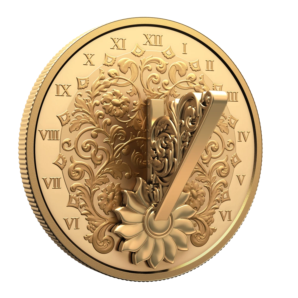 Sundial Coin 2025 $20 Fine Silver Coin - The Gilded Sundial
