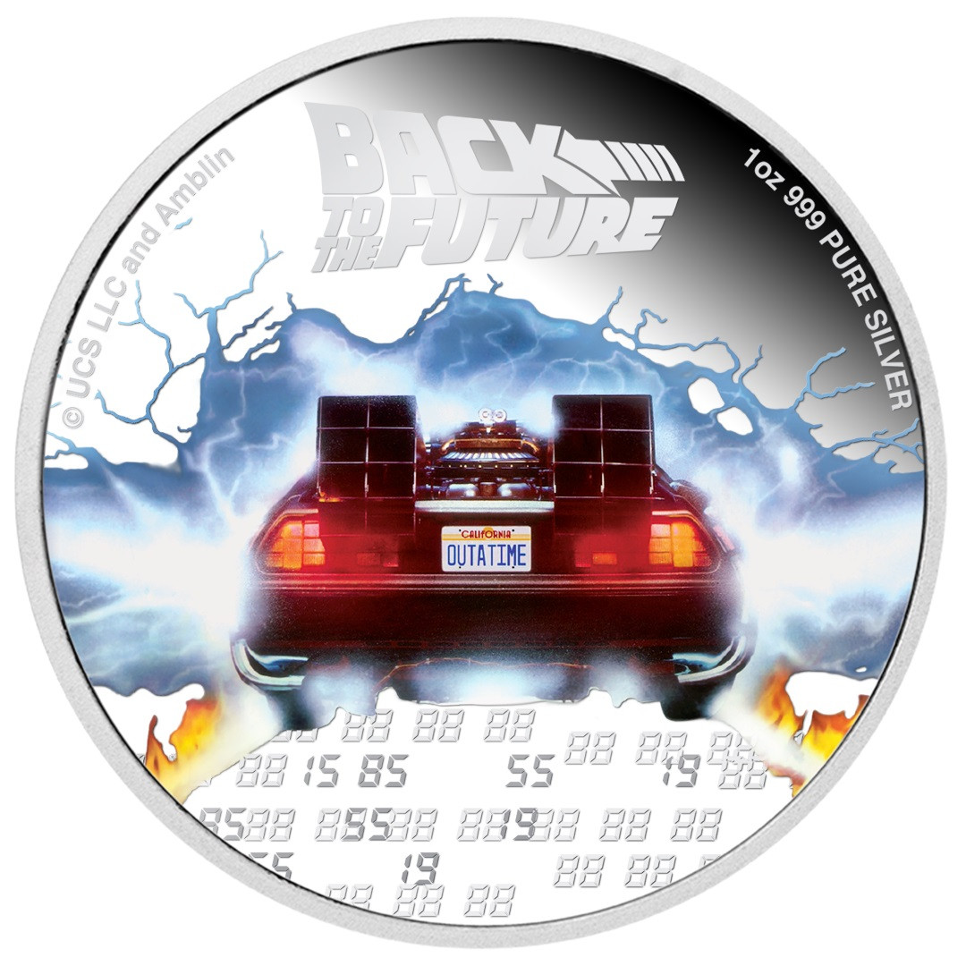 BACK TO THE FUTURE 35th Anniversary 2020 1oz Silver Proof Coin