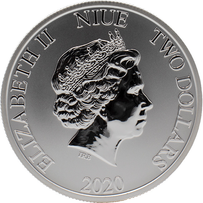 2020 Back To The Future 35th Anniversary 1oz Silver Bullion Coin