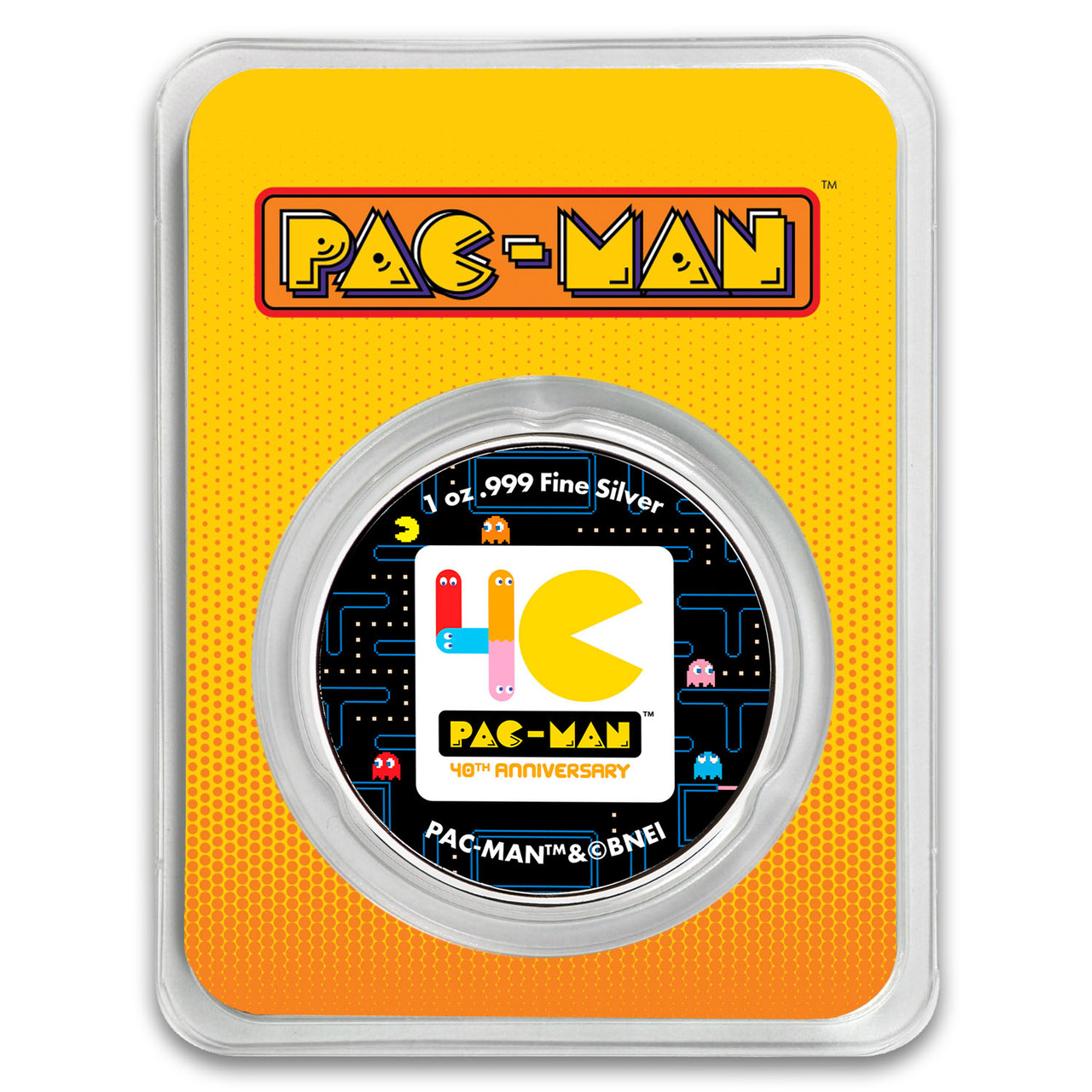 PAC-MAN 40周年記念 1oz 銀貨 PAC-MAN 40周年記念 1oz 銀貨 2021 Ms PAC-MAN 40th Anniversary