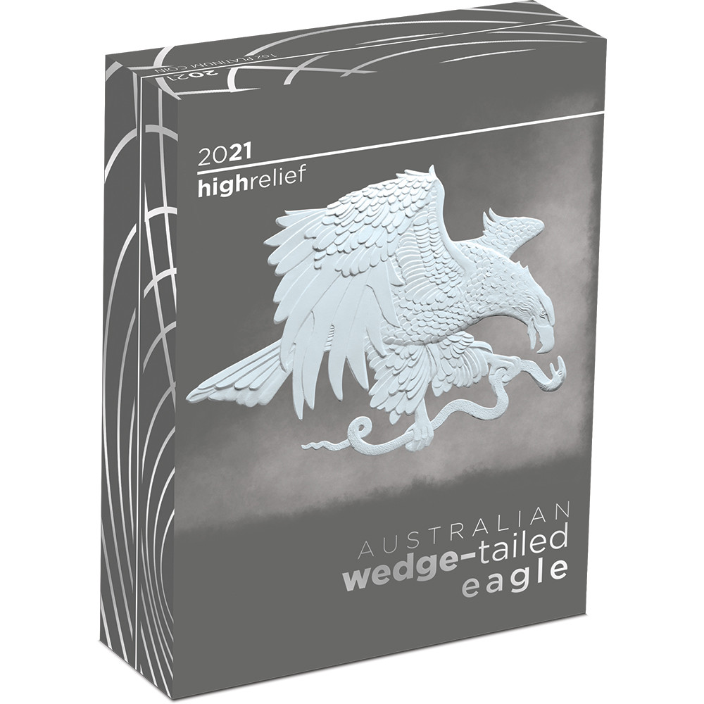 Australian Wedge-tailed Eagle 2021 1oz Platinum Reverse Proof High