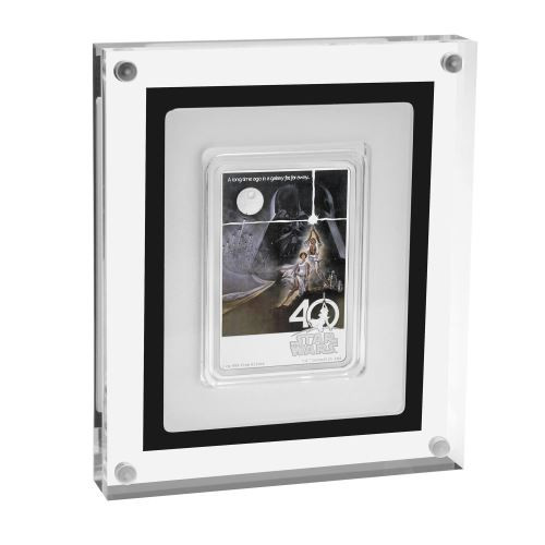 2017 Star Wars 40th Anniversary 1oz Silver Proof Coin - Presented