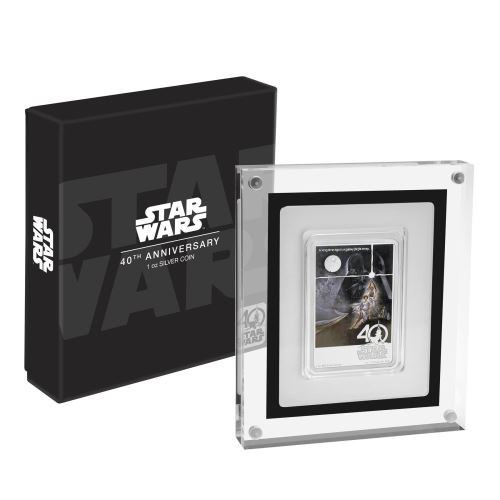 2017 Star Wars 40th Anniversary 1oz Silver Proof Coin - Presented