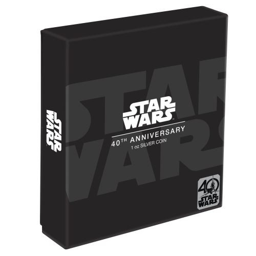 2017 Star Wars 40th Anniversary 1oz Silver Proof Coin - Presented