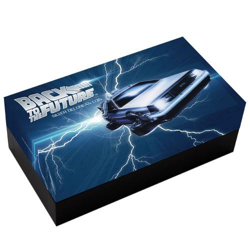 2015 1oz Silver Proof Coin - Back to the Future - DeLorean