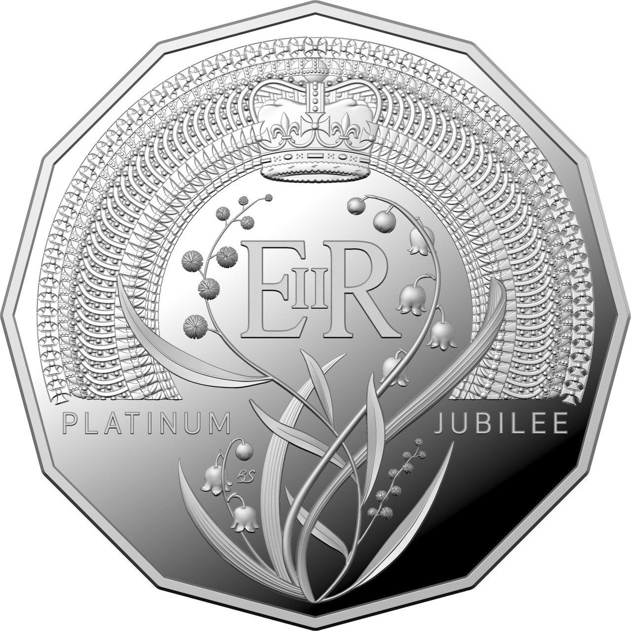 Platinum Jubilee of HM Queen Elizabeth II 2022 50c Silver Proof