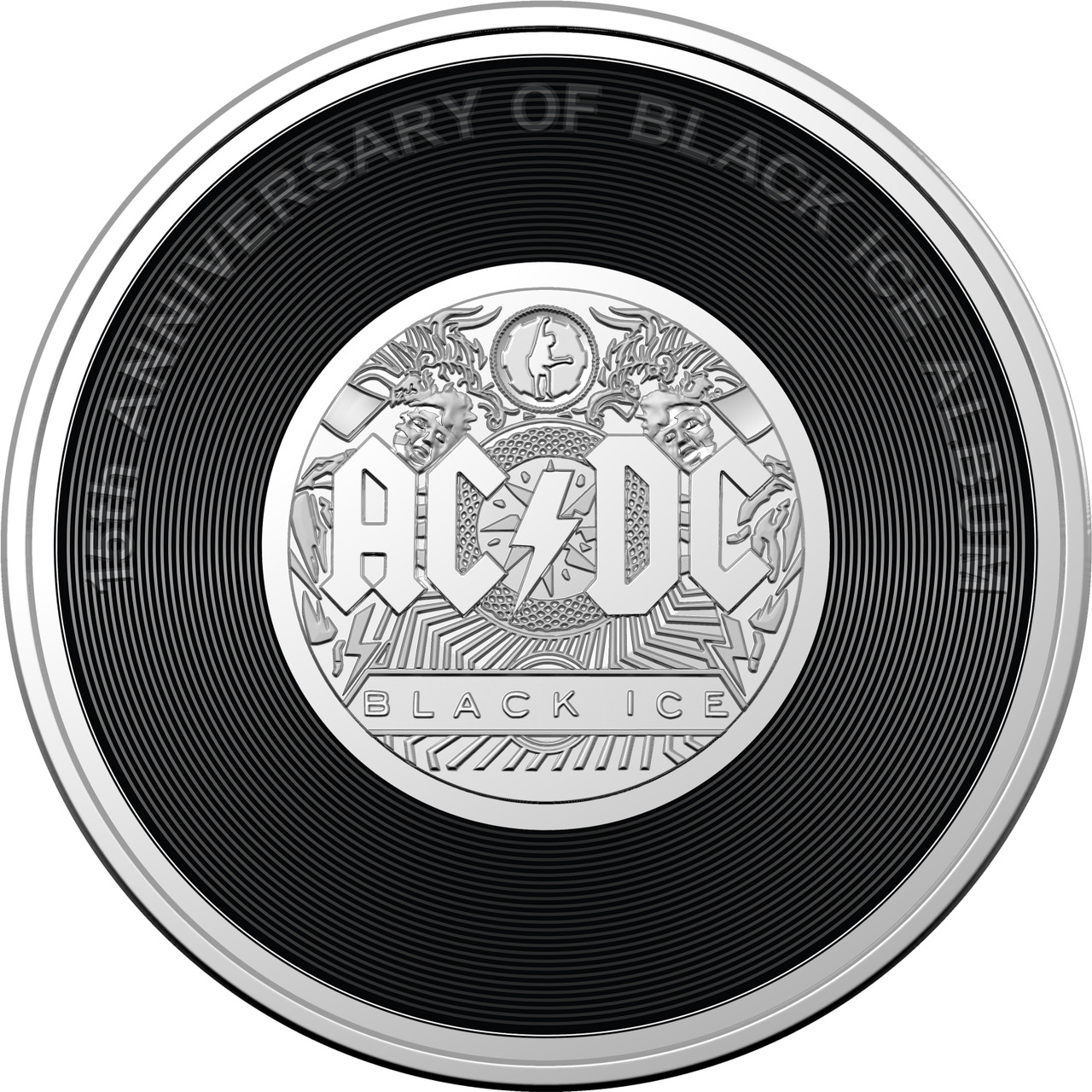 AC/DC 45th Anniversary 2022/2023 20c Coloured Uncirculated Coins ...