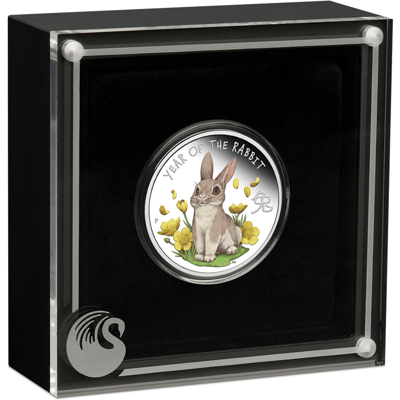 Baby Rabbit 2023 1/2oz Silver Proof Coin Presented by The Coin Company
