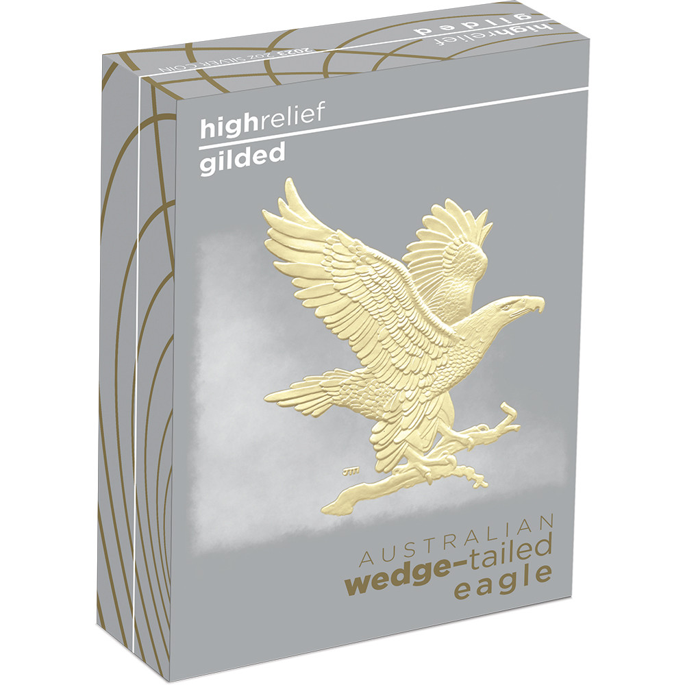Australian Wedge-tailed Eagle 2023 2oz Silver Proof High Relief