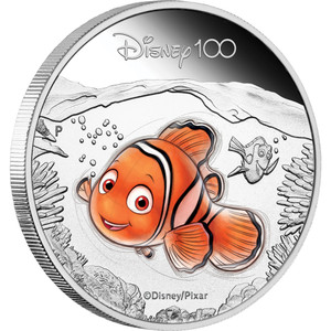 Nemo 2023 1/2oz Silver Proof Coloured Coin - reverse Nemo 2023 1/2oz Silver Proof Coloured Coin - reverse