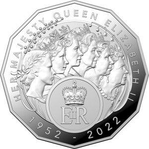 2023 50c Fine Silver Proof Coin – Elizabeth Regina – HM Queen Elizabeth II Commemoration - reverse 2023 50c Fine Silver Proof Coin – Elizabeth Regina – HM Queen Elizabeth II Commemoration - reverse