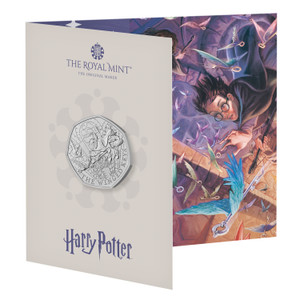 Harry Potter - Winged Keys 2024 UK 50p Brilliant Uncirculated Coin - in presentation card Harry Potter - Winged Keys 2024 UK 50p Brilliant Uncirculated Coin - in presentation card