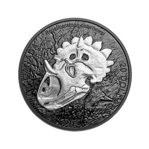 2024 $20 Fine Silver Coin - Discovering Dinosaurs: Royal Horned Face 2024 $20 Fine Silver Coin - Discovering Dinosaurs: Royal Horned Face