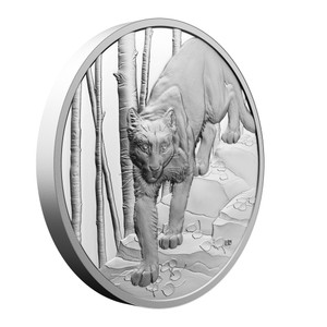 2024 $20 Ultra-High Relief Fine Silver Coin - Great Hunters: Cougar - reverse - high relief 2024 $20 Ultra-High Relief Fine Silver Coin - Great Hunters: Cougar - reverse - high relief
