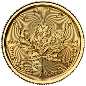2025 $5 1/10-oz Pure Gold Coin - Treasured Maple Leaf GML: Polar Bears Privy Mark (Premium Bullion) - reverse 2025 $5 1/10-oz Pure Gold Coin - Treasured Maple Leaf GML: Polar Bears Privy Mark (Premium Bullion) - reverse