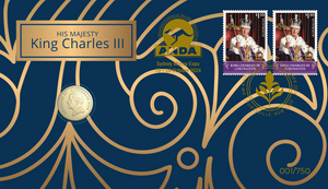 2024 Sydney Money Expo PNC - King Charles III $2 - in presentation card - front 2024 Sydney Money Expo PNC - King Charles III $2 - in presentation card - front