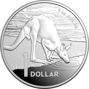 2024 $1 1oz Fine Silver Proof Coin – Kangaroo Series - reverse 2024 $1 1oz Fine Silver Proof Coin – Kangaroo Series - reverse