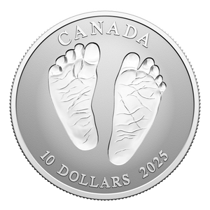2025 $10 Fine Silver Coin - Welcome to the World! - reverse 2025 $10 Fine Silver Coin - Welcome to the World! - reverse