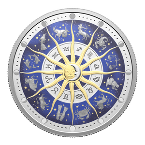 2025 $30 Fine Silver Coin - Zodiac Signs - reverse 2025 $30 Fine Silver Coin - Zodiac Signs - reverse