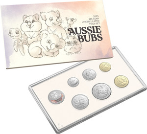 2025 Six Coin Uncirculated Baby Year Set - Aussie Bubs - coin set packaging 2025 Six Coin Uncirculated Baby Year Set - Aussie Bubs - coin set packaging