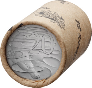 2025 20c Coin Roll - Non-Premium - coin roll reverse 2025 20c Coin Roll - Non-Premium - coin roll reverse