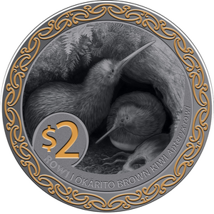 2025 Kiwi Coins - 2oz Silver Proof Coin - reverse 2025 Kiwi Coins - 2oz Silver Proof Coin - reverse