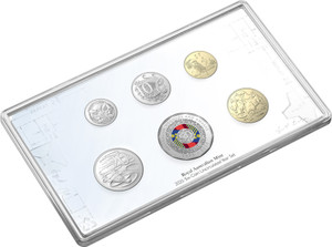 2025 Six-Coin Coloured Uncirculated Year Set - 50th Anniversary of the Australian Honours and Awards System - coin box packaging 2025 Six-Coin Coloured Uncirculated Year Set - 50th Anniversary of the Australian Honours and Awards System - coin box packaging