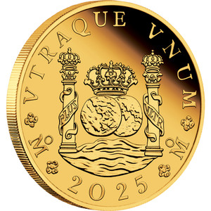 225th Anniversary of Australian Proclamation Coins - Pillar Dollar 2025 1oz Gold Proof Coin - reverse angle 225th Anniversary of Australian Proclamation Coins - Pillar Dollar 2025 1oz Gold Proof Coin - reverse angle