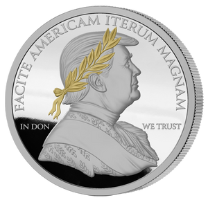 2025 $1 Trump Caesar 1oz Silver Proof - reverse 2025 $1 Trump Caesar 1oz Silver Proof - reverse