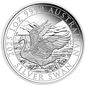 Perth Money Expo ANDA Special - 2025 $1 Australian Swan 1oz Silver Proof Coin - reverse Perth Money Expo ANDA Special - 2025 $1 Australian Swan 1oz Silver Proof Coin - reverse
